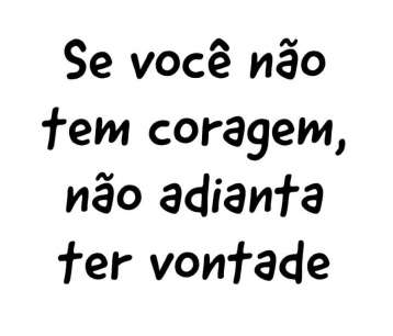 Não adianta - Imagem Outras para Redes Sociais