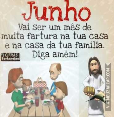 Junho - Vídeo  Saudações para Redes Sociais