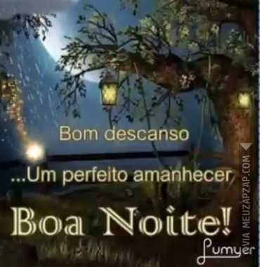 Boa noite - Vídeo  Saudações para Redes Sociais