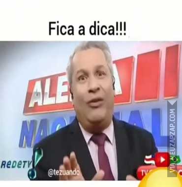 Fica a dica - Vídeo  Engraçados para Redes Sociais