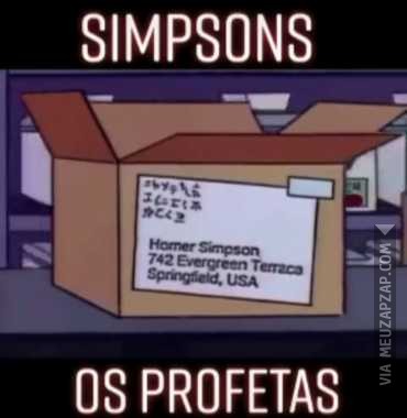 Os Simpsons profetas - Vídeo  Engraçados para Redes Sociais