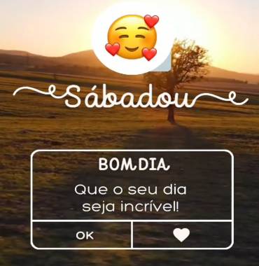 Sábado - Vídeo  Saudações para Redes Sociais