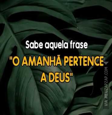 O amanhã pertence a Deus - Vídeo Religião para Redes Sociais