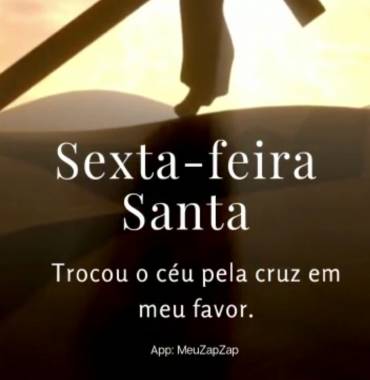 Sexta-feira Santa - Vídeo  Datas para Redes Sociais