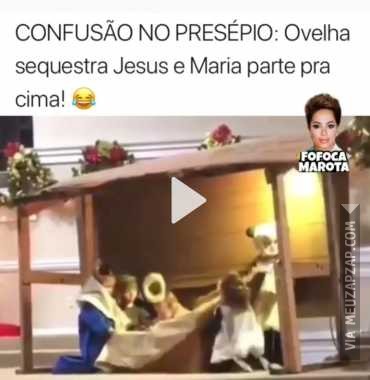 Confusão no presépio  - Vídeo  Engraçados para Redes Sociais