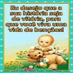 Eu desejo que a sua história seja de vitória  - Vídeo  Saudações para Redes Sociais
