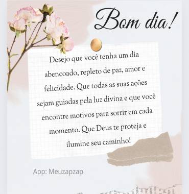 Bom dia - Vídeo  Saudações para Redes Sociais