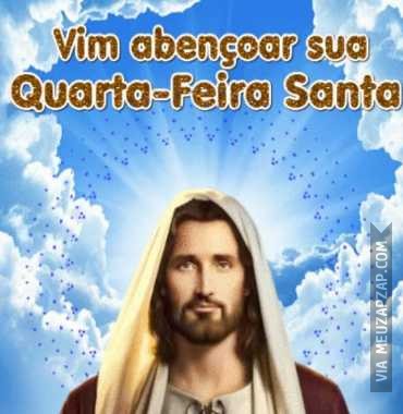 Quarta-feira Santa - Vídeo  Saudações para Redes Sociais