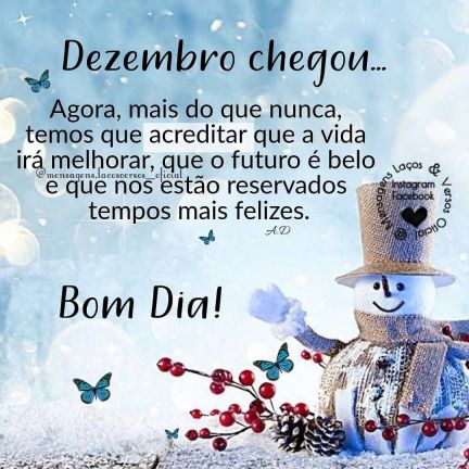 Meu ZapZap - Imagens Dezembro chegou - Reflexão para Whatsapp e Facebook Meu ZapZap - Imagens Dezembro chegou - Reflexão para Whatsapp e Facebook