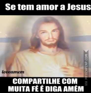 Amor a Jesus - Vídeo  Saudações para Redes Sociais