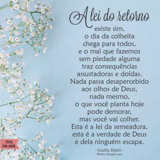 Meu ZapZap - Imagens A lei do retorno - Reflexão para Whatsapp e Facebook Meu ZapZap - Imagens A lei do retorno - Reflexão para Whatsapp e Facebook