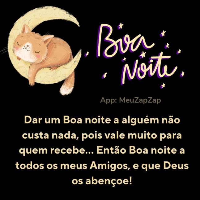 Meu ZapZap - Imagens Boa noite abençoada - Saudações para Whatsapp e  Facebook