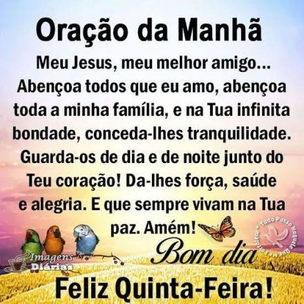Meu ZapZap - Imagens Oração de Quinta-feira - Religiosas para Whatsapp e Facebook Meu ZapZap - Imagens Oração de Quinta-feira - Religiosas para Whatsapp e Facebook