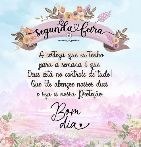 Meu ZapZap - Imagens Bom dia segunda-feira com Deus no controle - Saudações para Whatsapp e Facebook Meu ZapZap - Imagens Bom dia segunda-feira com Deus no controle - Saudações para Whatsapp e Facebook
