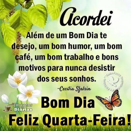 Meu ZapZap - Imagens Acordei, ótima quarta-feira - Saudações para Whatsapp e Facebook Meu ZapZap - Imagens Acordei, ótima quarta-feira - Saudações para Whatsapp e Facebook