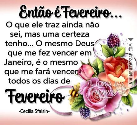 Meu ZapZap - Imagens Bom dia fevereiro - Saudações para Whatsapp e Facebook Meu ZapZap - Imagens Bom dia fevereiro - Saudações para Whatsapp e Facebook