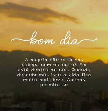 Bom dia - Vídeo  Saudações para Redes Sociais