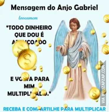 Mensagem Anjo Gabriel - Vídeo Religião para Redes Sociais