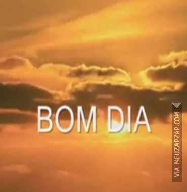 Bom dia - Vídeo  Saudações para Redes Sociais