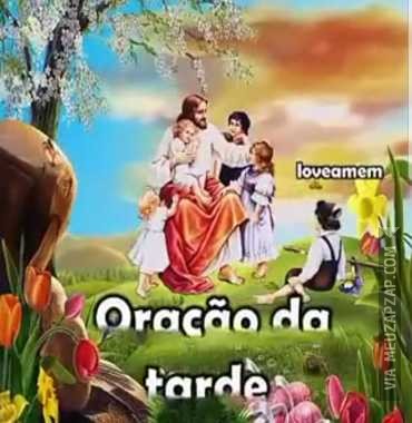 Boa tarde em oração - Vídeo Religião para Redes Sociais