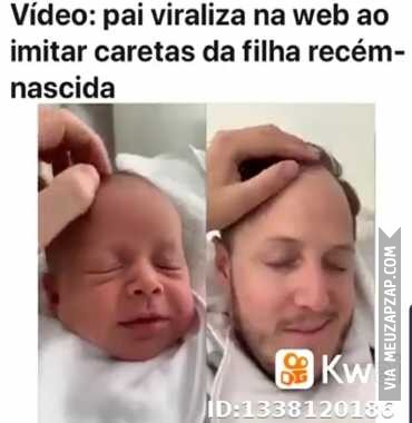 Pai imita filho - Vídeo  Engraçados para Redes Sociais