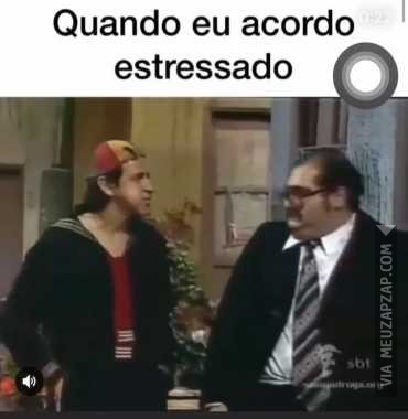 Quando acordo estressado - Vídeo  Engraçados para Redes Sociais