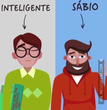 Inteligente VS Sábio - Vídeo Pessoas Incríveis  para Redes Sociais