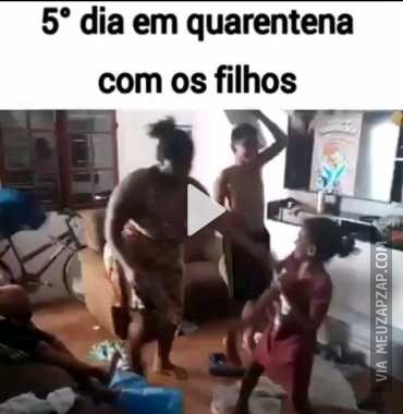 Quarentena com filhos  - Vídeo  Engraçados para Redes Sociais