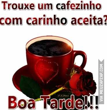 Cafezinho de boa tarde - Vídeo  Saudações para Redes Sociais