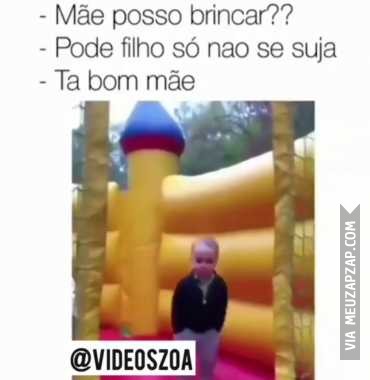 Não se suja filho - Vídeo  Engraçados para Redes Sociais