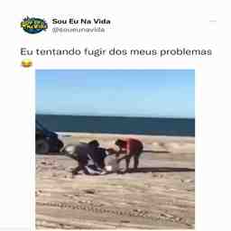 Eu tentando fugir dos meus problemas - Vídeo  Engraçados para Redes Sociais