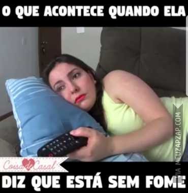 Ela com fome - Vídeo  Engraçados para Redes Sociais