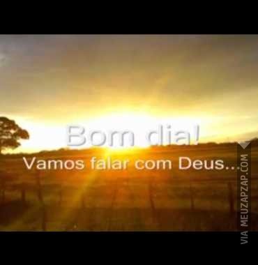 Oração de bom dia - Vídeo Religião para Redes Sociais