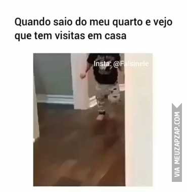 Quando tem visita em casa - Vídeo  Engraçados para Redes Sociais