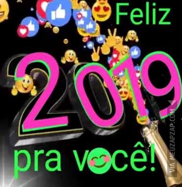 Feliz 2019 - Vídeo  Datas para Redes Sociais